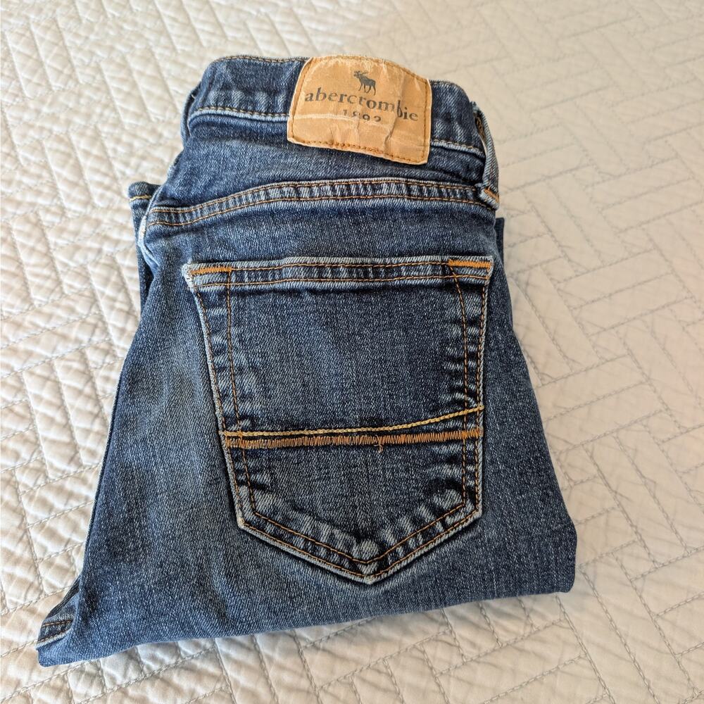 Abercrombie Jeans Kids Size 11/12 Blue Straight (0474)